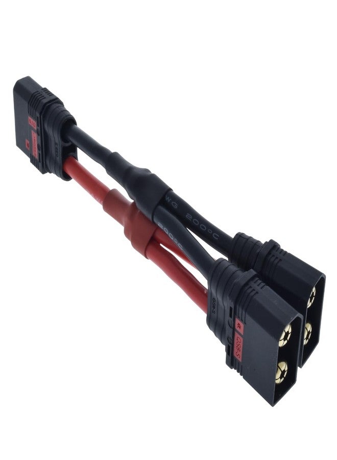 BackBay R/C BackBayRC: QS8 / QS8-S Parallel Adapter - 10CM 8awg Wire - Double Capacity - Image 1